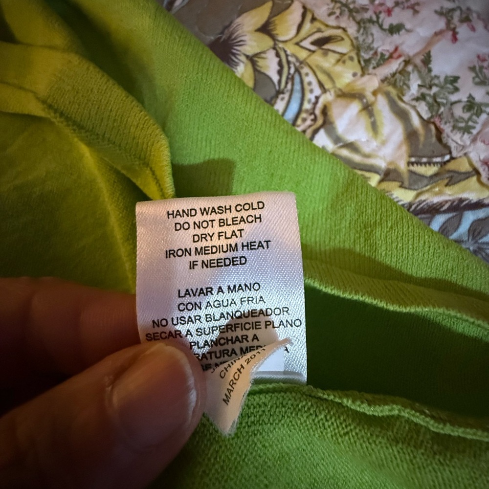 Joseph A Vibrant Green Tank Top - Picture 7 of 9